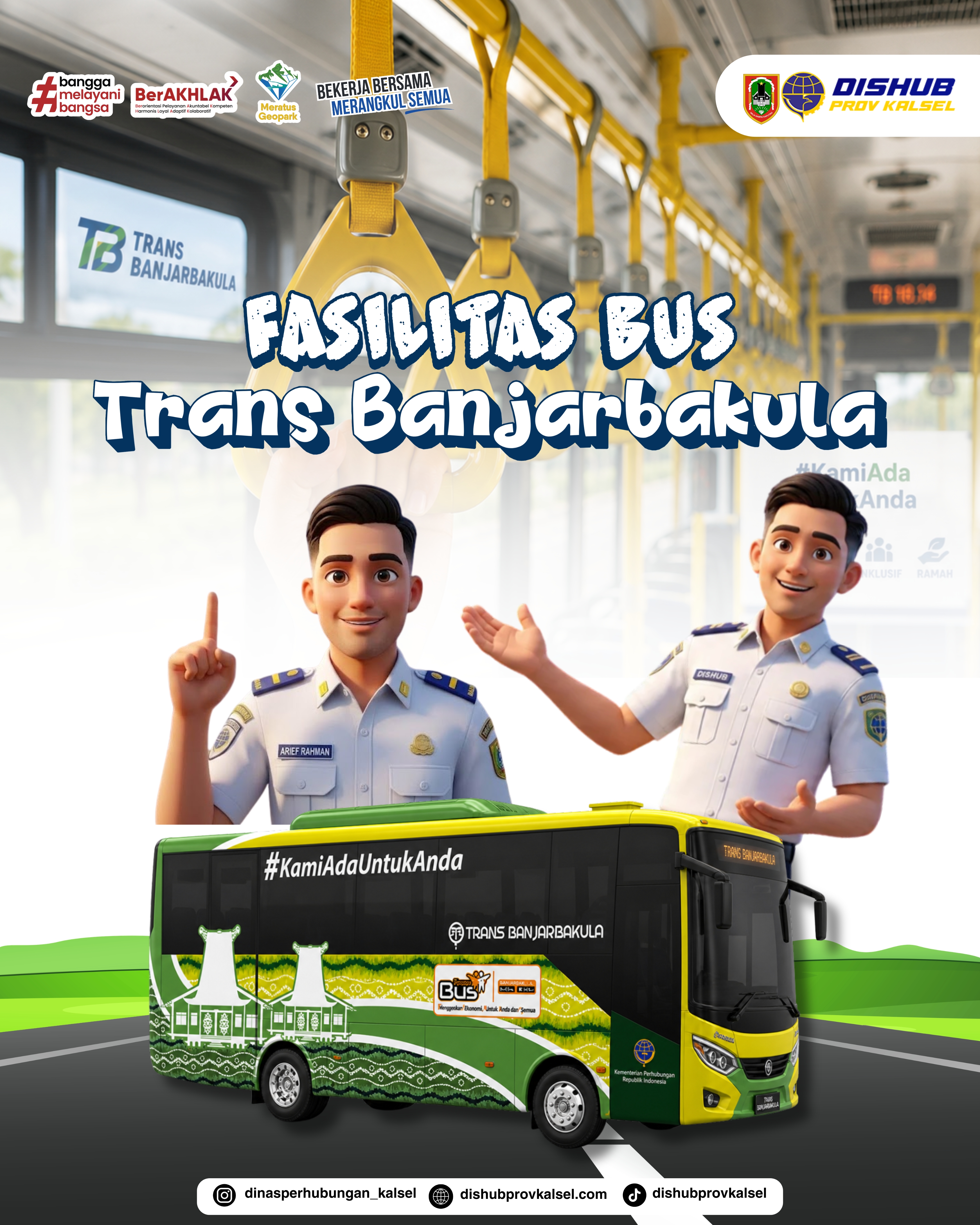 Fasilitas Bus Trans Banjarbakula